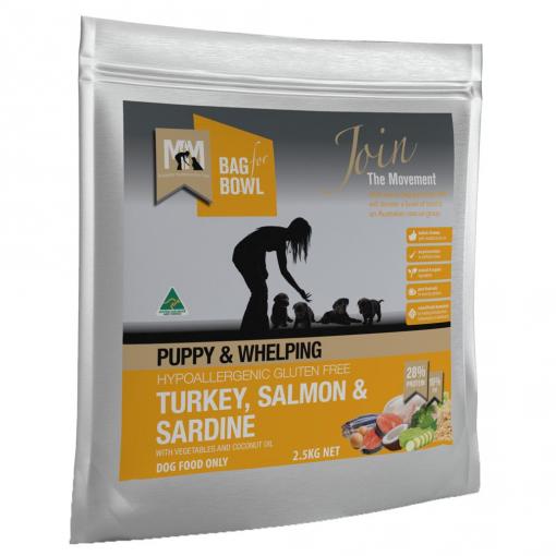 MEALS FOR MUTTS PUPPY TURKEY, SALMON & SARDINE 2.5KG