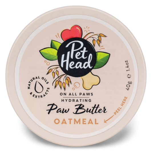 PET HEAD PAW BUTTER OATMEAL 40G