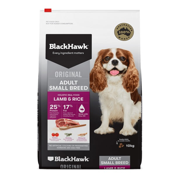 BLACK HAWK LAMB & RICE SMALL BREED 10KG