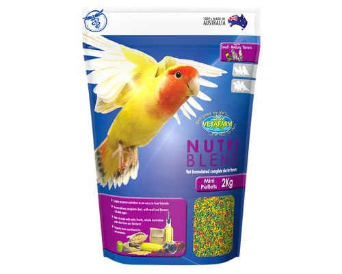 VETAFARM NUTRIBLEND PELLETS MINI 2KG