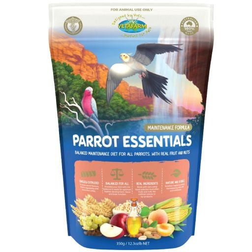 VETAFARM PARROT ESSENTIALS 350G