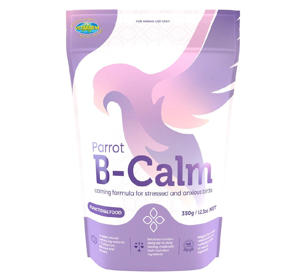 VETAFARM B-CALM PARROT FOOD 350G