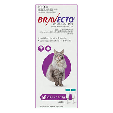 BRAVECTO CATS 6.25KG+ LGE