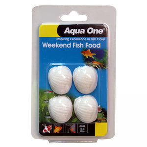 AQUA ONE BLOCK WEEKEND FISH FOOD 20G