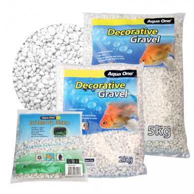 GRAVEL WHITE 1KG 7MM