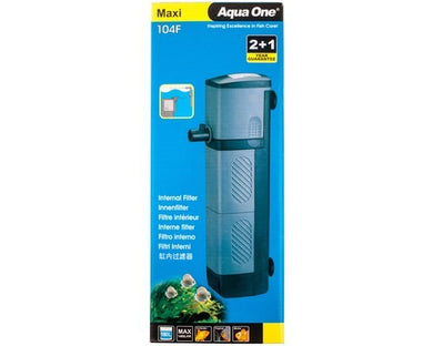 AQUA ONE 104F MAXI INT FILTER 1480 L/HR