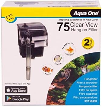 AQUA ONE HANG ON FILTER 75 190L/HR