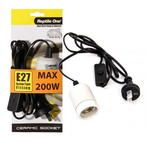 REPTILE ONE HEAT LAMP SOCKET 200W