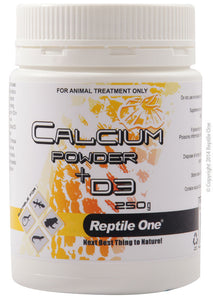 REPTILE ONE CALCIUM POWDER W D3 250G