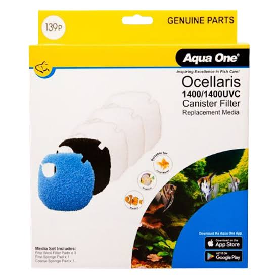 AQUA ONE MEDIA SET 139P - OCELLARIS 1400/1400UVC
