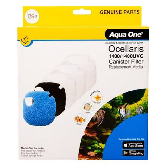 AQUA ONE MEDIA SET 139P - OCELLARIS 1400/1400UVC