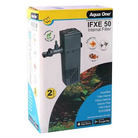 AQUA ONE IFXE 50 INTERNAL FILTER 250L/HR
