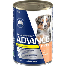 Load image into Gallery viewer, ADVANCE DOG WET PUP CHKN 700G