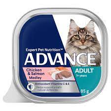 ADVANCE CAT WET CHKN SALM 85G