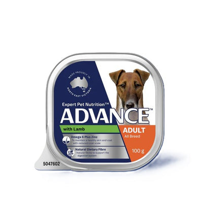 ADVANCE DOG WET LAMB 100G