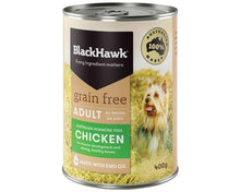 Load image into Gallery viewer, BLACK HAWK WET GRAIN FREE CHICKEN 400G