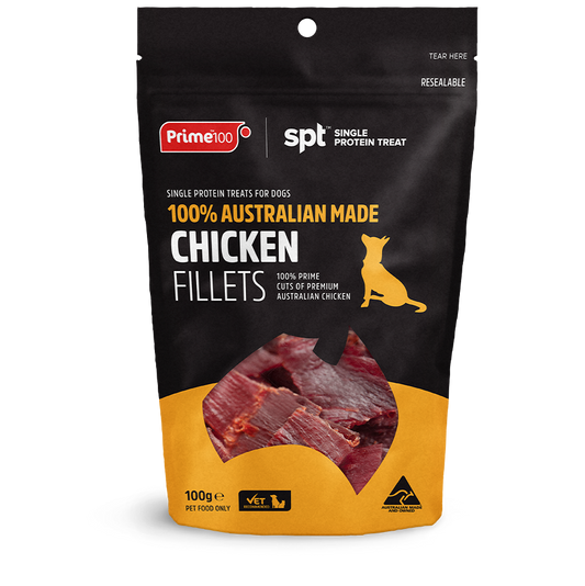 PRIME100 TREAT CHICKEN FILLET 100G