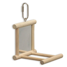 Load image into Gallery viewer, KAZOO MIRROR W PERCH WOOD SM