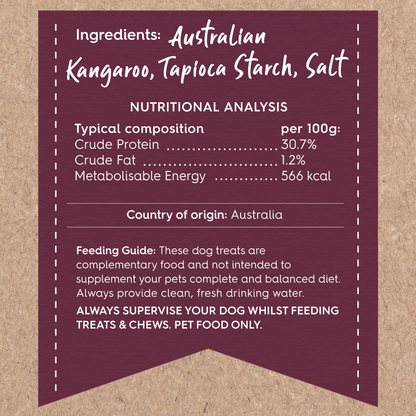 KAZOO PRIME CUTS KANGAROO SAUSAGE BITES 200G