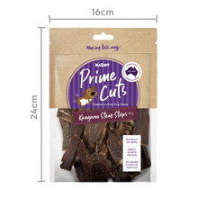 Load image into Gallery viewer, KAZOO PRIME CUTS KANGAROO STEAK STRIPS 80G