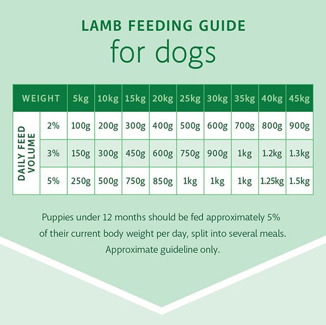 RAW 4 PAWS LAMB 8X200G PORTIONS 1.6KG