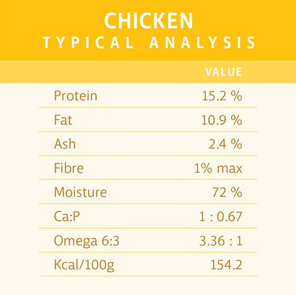 RAW 4 PAWS CHICKEN 1KG TUB