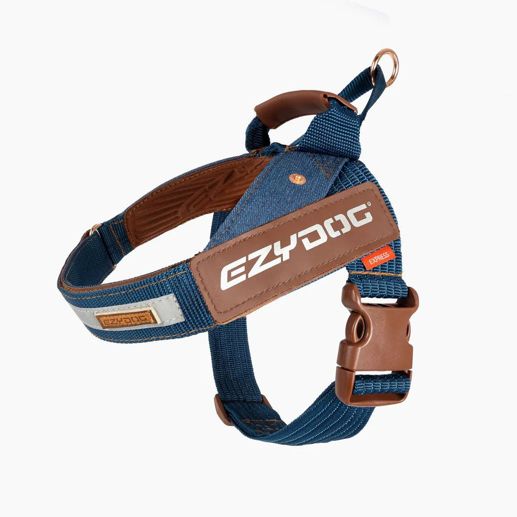 EZYDOG HARNESS EXPRESS DENIM SM