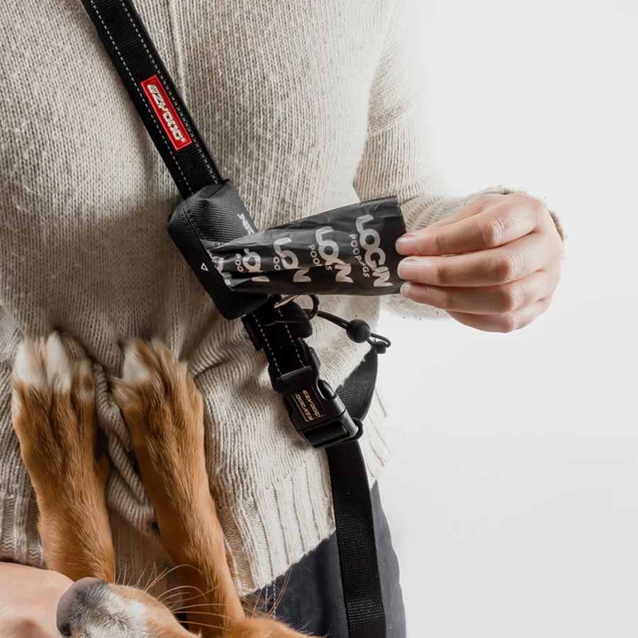 EZYDOG LOGIN TEXTILE BAG HOLDER WITH COMPOSTABLE ROLL