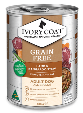 IVORY COAT WET LAMB & ROO STEW 460G