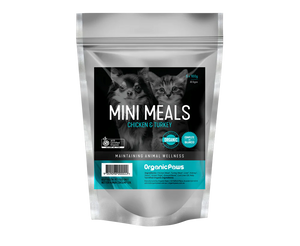 ORGANIC PAWS MINI MEALS CHICKEN & TURKEY 500G