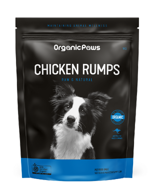 ORGANIC PAWS CHICKEN RUMP 1KG