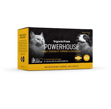 ORGANIC PAWS POWERHOUSE LAMB & CHICKEN 1.5KG