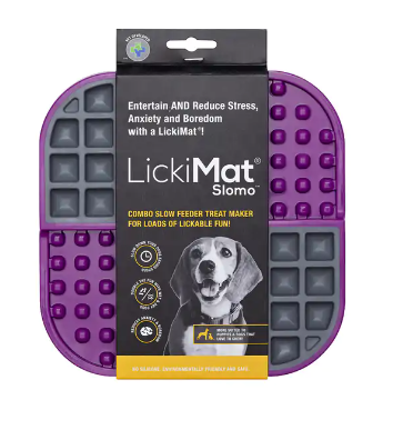 LICKIMAT SLOMO DOG BOWL PURPLE