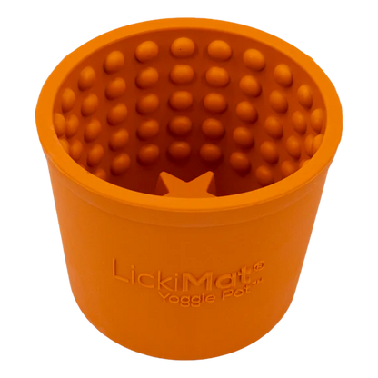 LICKIMAT YOGGIE POT XS-XL ORANGE