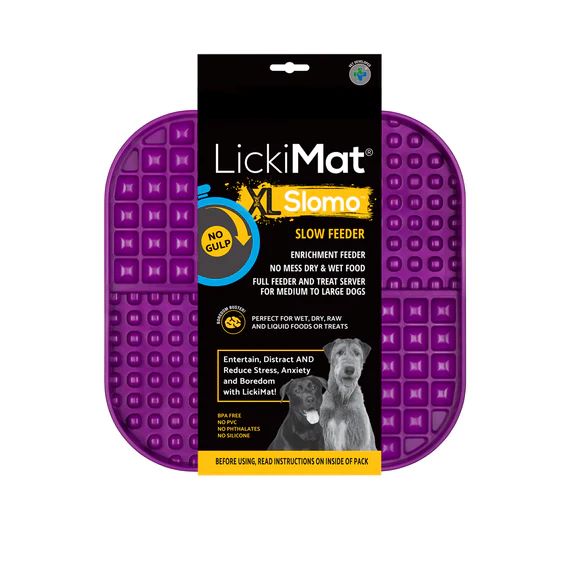 LICKIMAT SLOMO XL WET & DRY PURPLE