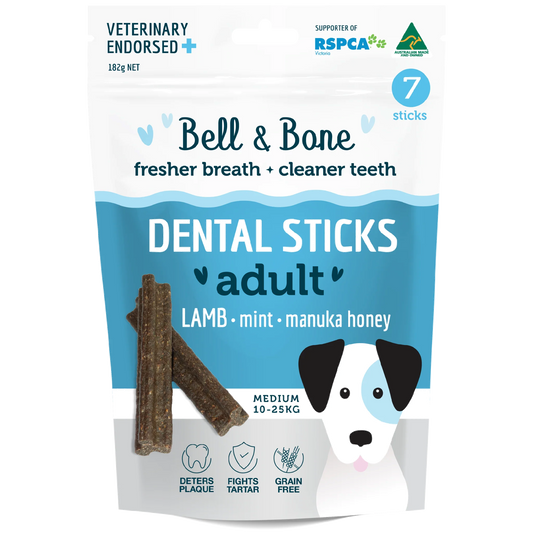 BELL & BONE DENTAL CHEW MEDIUM LAMB