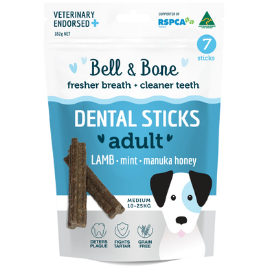 BELL & BONE DENTAL CHEW MEDIUM LAMB