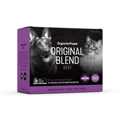 ORGANIC PAWS ORIGINAL BLEND BEEF 2.2KG