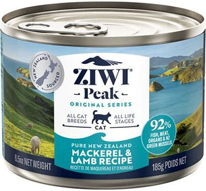 ZIWI CAT WET MACKERAL & LAMB 185G