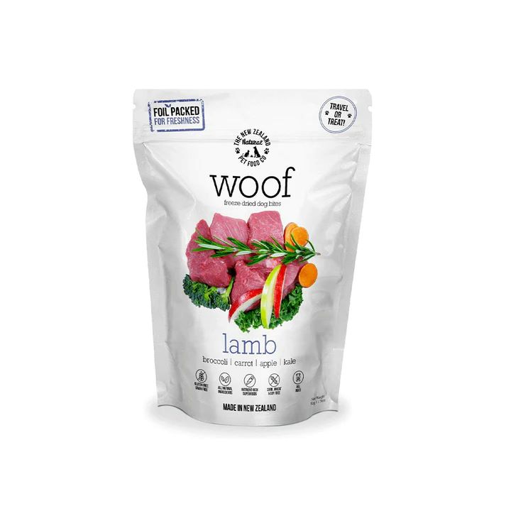 WOOF DOG FREEZE DRIED LAMB 320GM