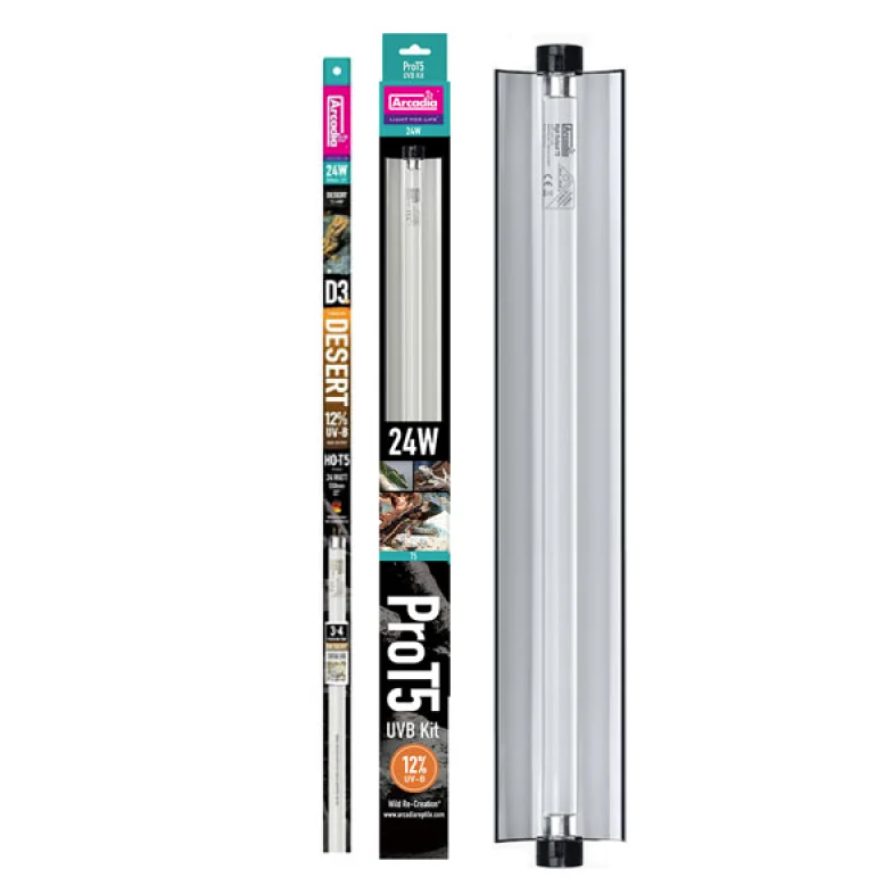 ARCADIA 39W PRO T5 UVB KIT 12%